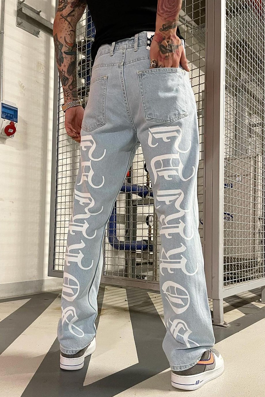 Premium Printed Jeans - Baggy Vibes