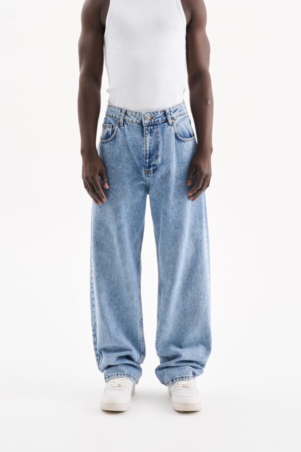 Machinist Premium Light Ice-Blue Baggy Relaxed Jeans