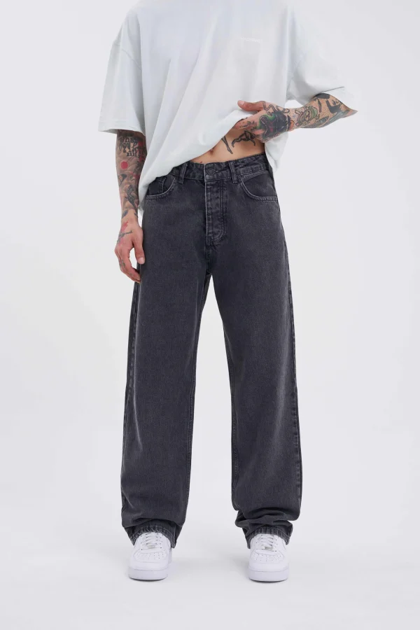 Machinist Premium Shadow Grey Baggy Relaxed Jeans