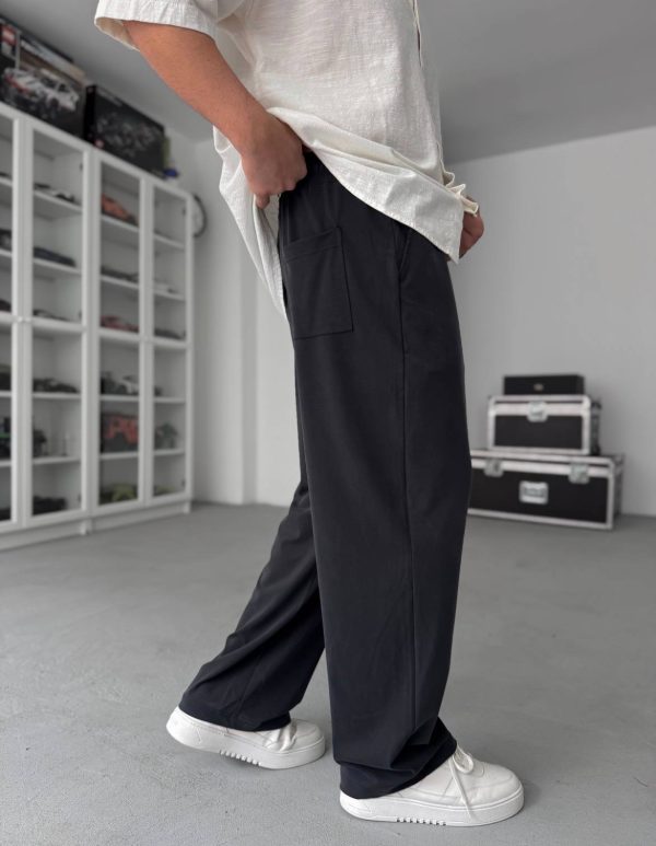 Comfy Black Baggy Relaxed Sweatpants