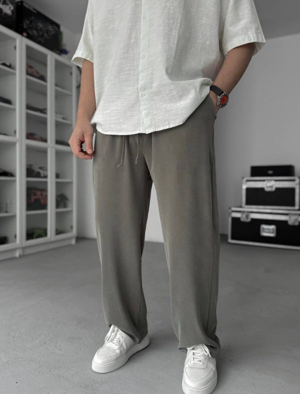 Comfy Olive Baggy Relaxed Sweatpants