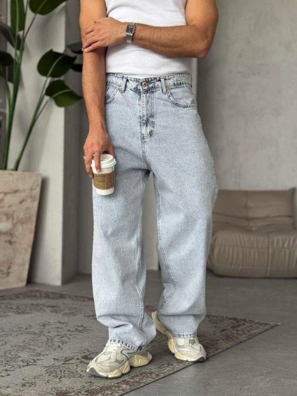 Light-Blue Baggy Jeans